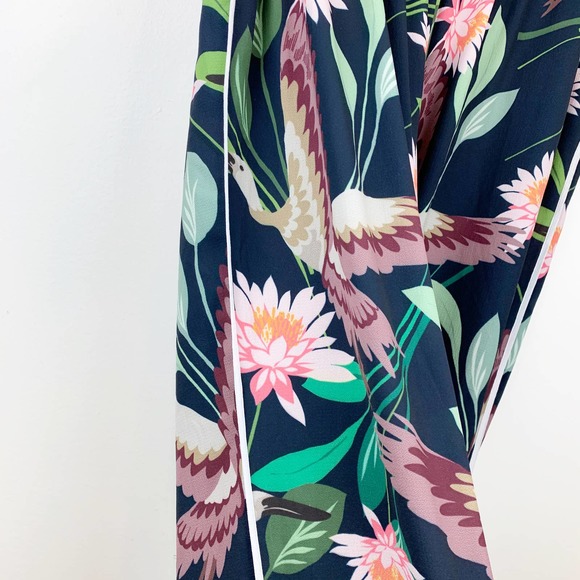 ELOQUII Printed Wide Leg Pant Floral 18 - Picture 4 of 10